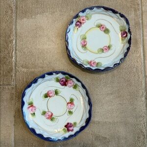 Two Antique Nippon Te-Oh bone china